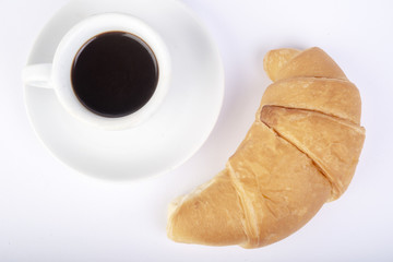 coffee and croissant