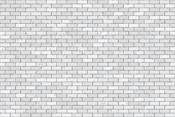 Fototapeta na wymiar grey colors grunge brick wall texture seamless vector illustration