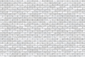 grey colors grunge brick wall texture seamless vector illustration