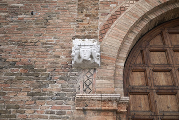 Treviso, Italy - May 29, 2018: View of Palazzo dei Trecento