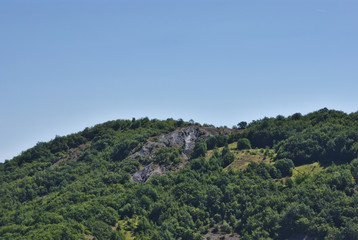 la roccia nella montagna