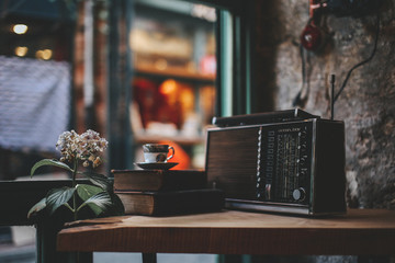 Turkish Coffee in Vintage Cafe