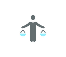 Human balance icon
