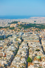 Obraz premium View of Athens city