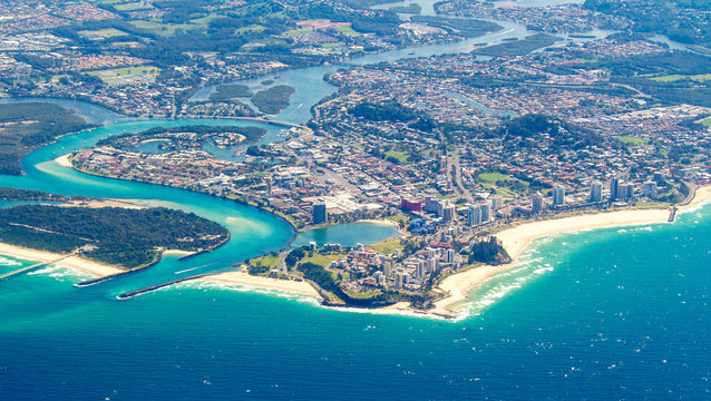 Aerial View Of Coolangatta