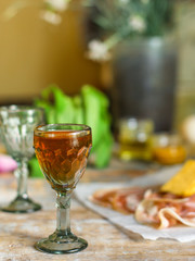  low alcohol drink in a glass - natural alcohol (adult entertainment)