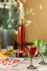  low alcohol drink in a glass - natural alcohol (adult entertainment)