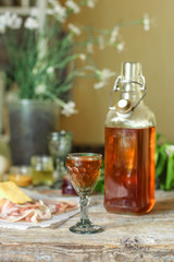  low alcohol drink in a glass - natural alcohol (adult entertainment)