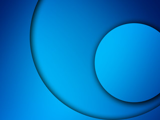 Abstract blue curve background with space for text. Modern template design for cover, brochure, web banner and magazine