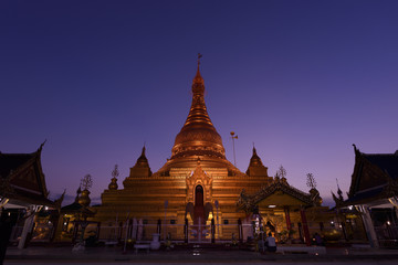 Ein Daw Yar Pagoda, This is a temple landmark for travel in Mandalay City, Myanmar.