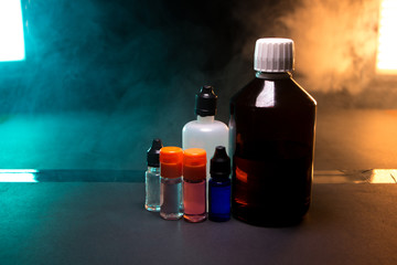 Vaping liquid isolated