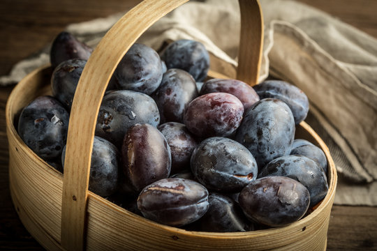 Plums from home garden.