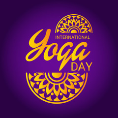International Yoga Day.