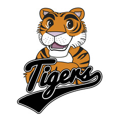 Vector Mascot Logo of a Tiger