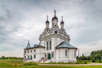 Fototapeta na wymiar Church of the Annunciation of the Blessed Virgin in Taininskoye, Russia