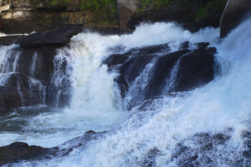 water splash nature creek waterfall stone flowing stream
