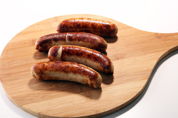 Grilled sausages or home made pork Sausages