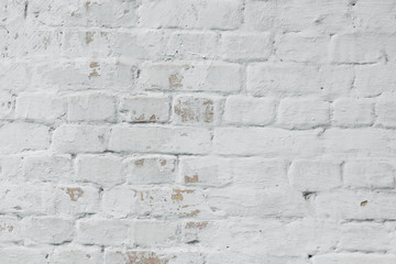 Fototapeta premium Brick texture with scratches and cracks
