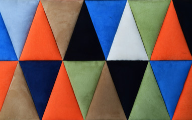 Fototapeta premium Colorful geometric triangles background