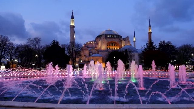 Hagia Sophia was a Greek Orthodox Christian patriarchal basilica (church), later an imperial mosque, and now a museum in Istanbul