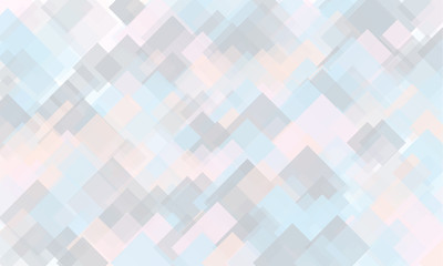 Light geometric background. Light, translucent, transparent squares with overlapping Backdrop in a modern minimalist style. 
