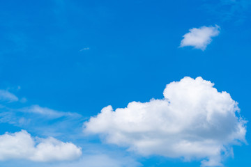 Naklejka na ściany i meble Blue sky background with clouds. sky background.