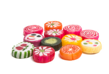 lollipops isolated