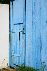 cabane de pêcheur sur le littoral,à l)île d'yeu
