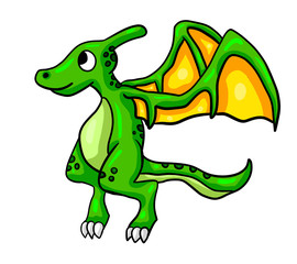 Happy Flying Dinosaur