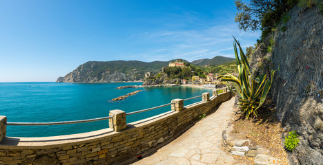 Naklejka premium Picturesque sea town.