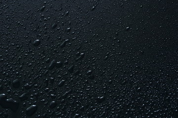 water drops on black background abstract texture background