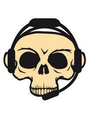 totenkopf headset kopfhörer skull skelett tot tod schädel gestorben monster zocken spielen pro gamer headset