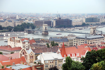 Architecture of Budapest, capital city of Hungary, Europe