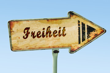 Schild 328 - Freiheit