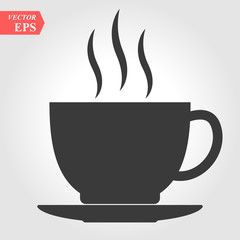 cup icon, cup icon vector, in trendy flat style isolated on white background. cup icon image, cup icon illustration