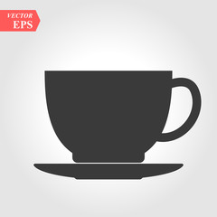 Coffee cup icon. Cup symbol for your design, logo, UI. Vector illustration, EPS10