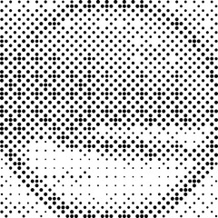Abstract dotted halftone grungy texture. Vector design background