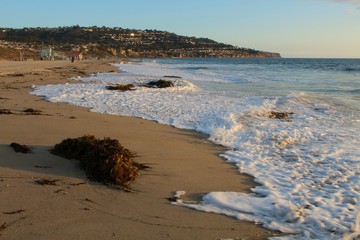 The Shoreline of Torrance State Beach, Los Angeles County, California