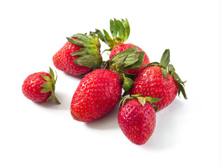 Fototapeta na wymiar Red ripe strawberry
