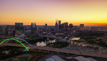Nashville Tennessee sunset