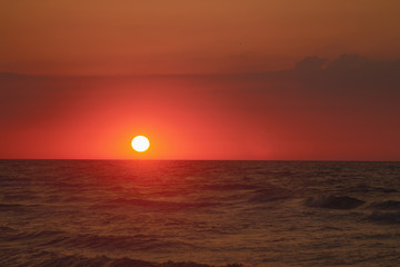 Fantastic view of sea. Picturesque and gorgeous scene.