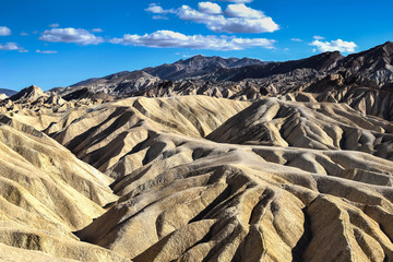 Sand dunes at the Zabriskie Poin in Death Valley, USA