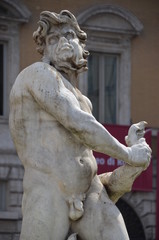 fountain navona roma  bernini sculpture
