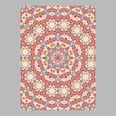 Template for greeting and business cards, brochures, covers. Oriental pattern. Mandala. Wedding invitation, save the date, RSVP. Arabic, Islamic, moroccan, asian, indian, african motifs.
