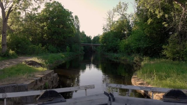 Drone footage from an old stone chanal only a couple of minutes from my home on a really tranquil summer evening