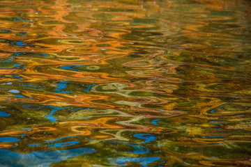 Reflection  of the water