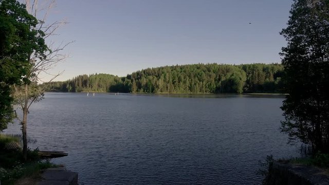 Drone footage from an old stone chanal only a couple of minutes from my home on a really tranquil summer evening