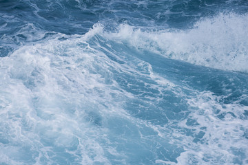 Fototapeta na wymiar Abstract Blue Ocean Waves Background