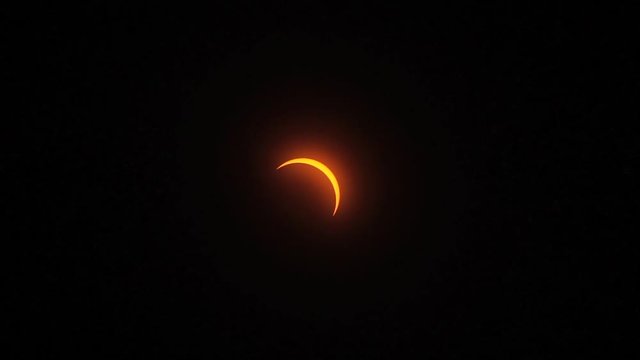 The total solar eclipse of August 21st 2017 as seen from Casper, Wyoming, USA.