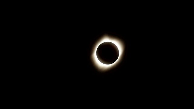 The total solar eclipse of August 21st 2017 as seen from Casper, Wyoming, USA.